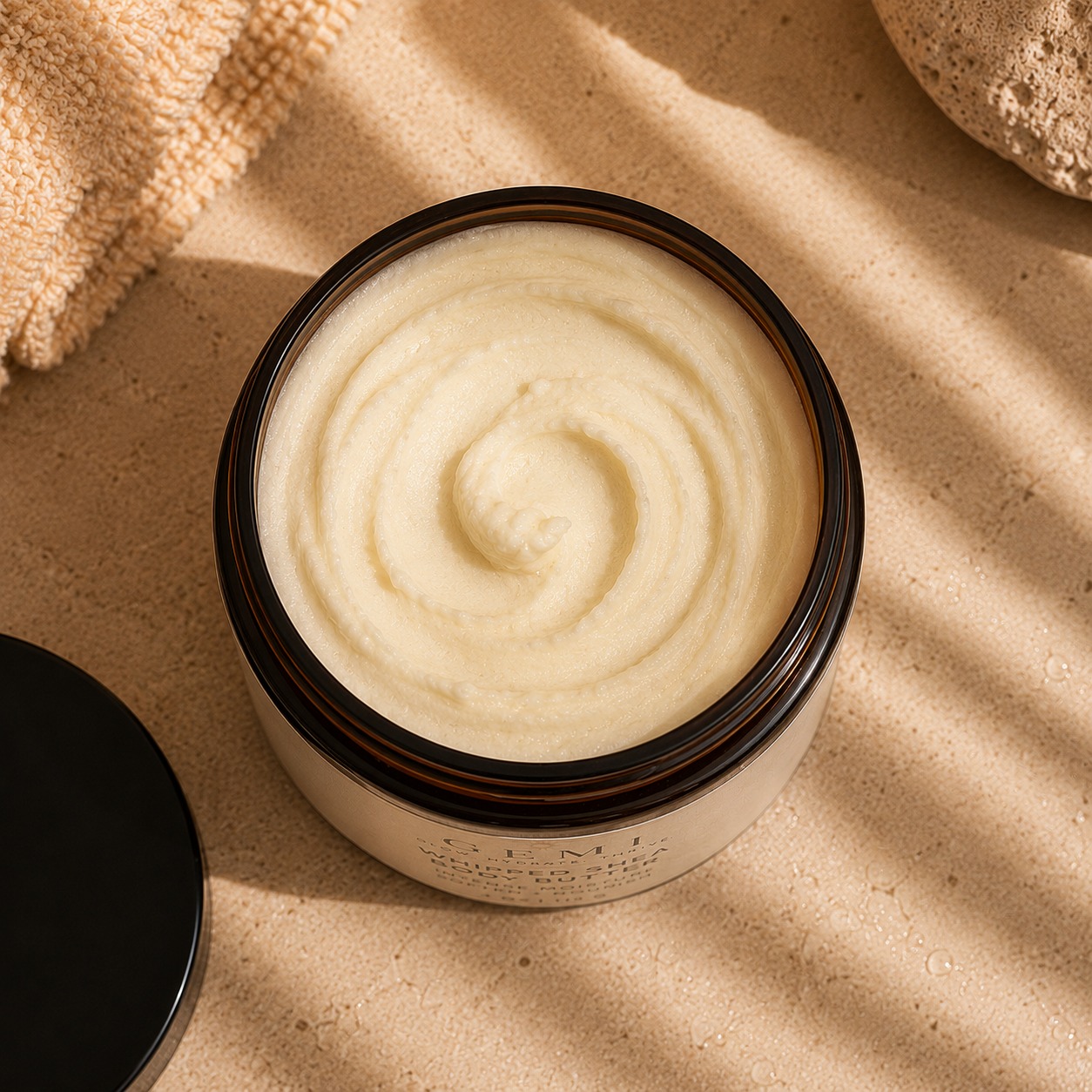 Whipped shea butter texture